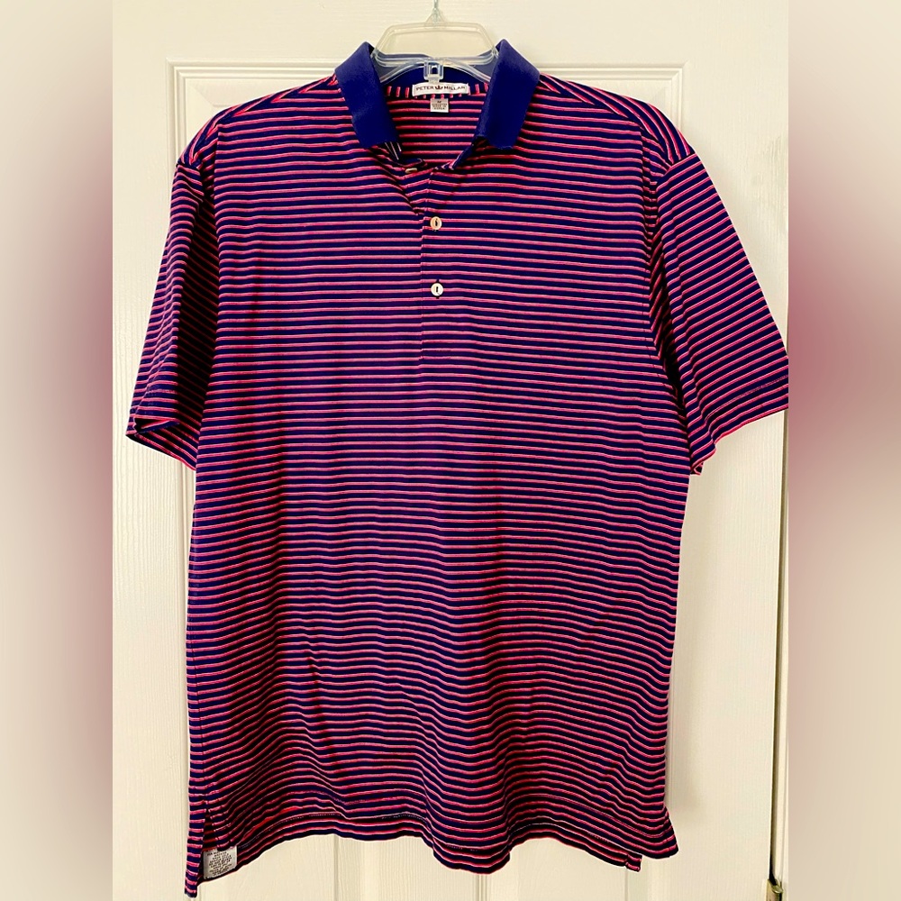 Peter Millar polo shirt, men’s, size M.